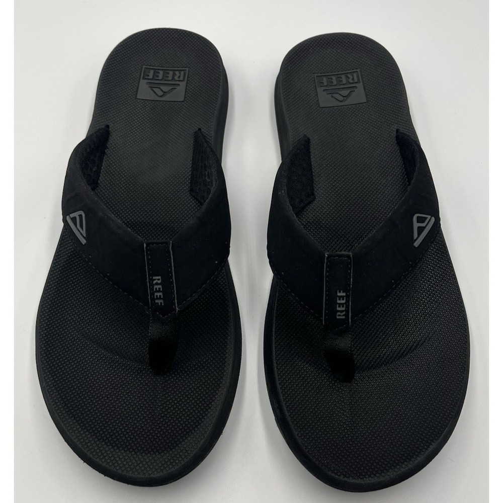 Reef Phantom Flip Flops Mens Size 15 Black Cushion Comfort Thong Sandals